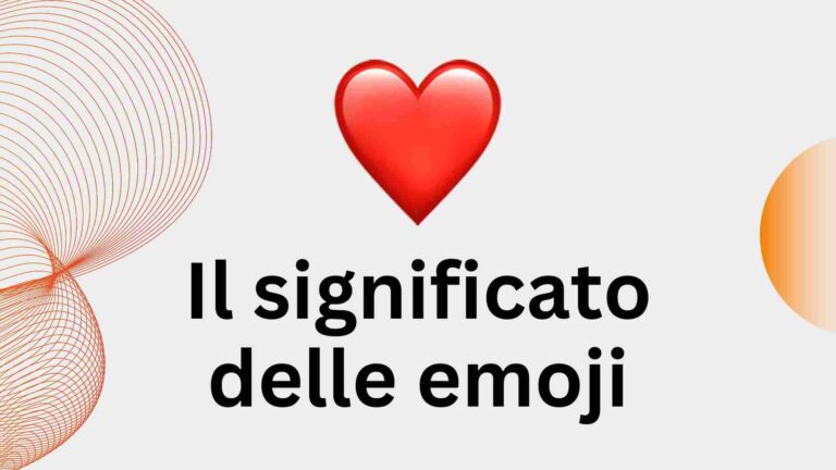 137+ Il significato delle emoji